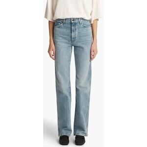 Khaite Danielle Stretch Jean in Bryce Light Wash High Rise Denim Womens Size 26